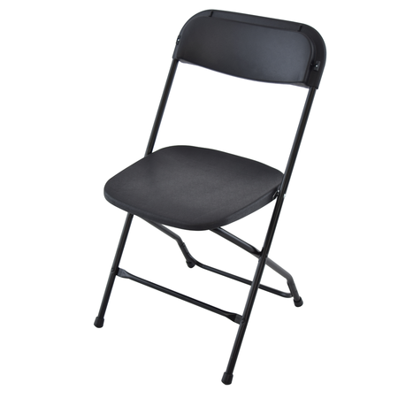 ATLAS COMMERCIAL PRODUCTS TitanPRO™ Plastic Folding Chair, Black PFC2BK